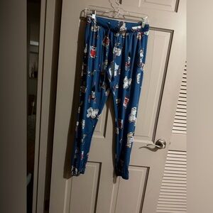 Munki Munki Soft Blue Costco Bulk Items Pajama Bottoms Lounge Pants Size XS